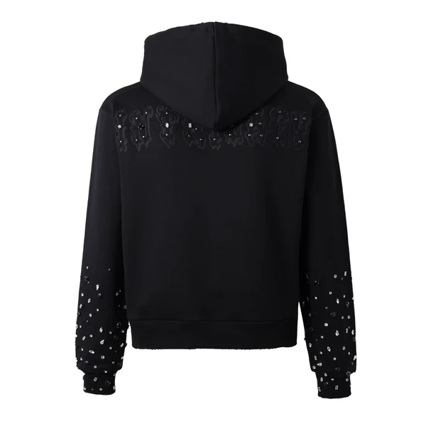 Lost Intricacy “Black Out” Patches 2.o Zip-Up Hoodie
