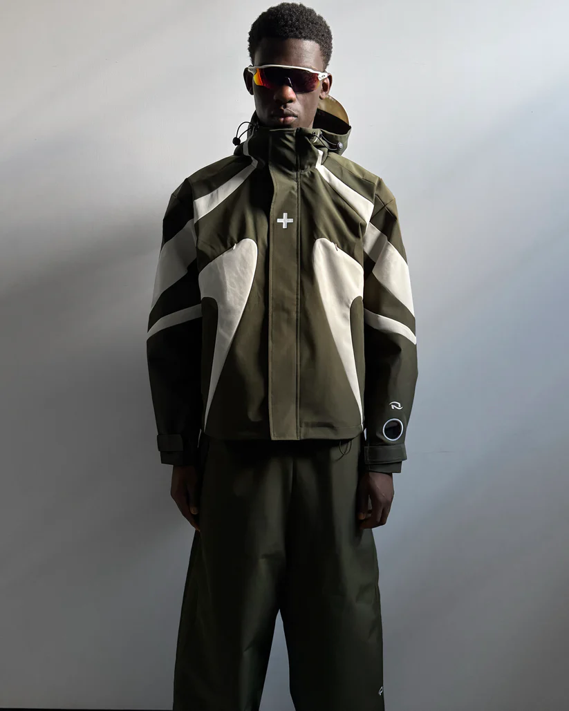016. Lume Shell Jacket - Olive - Image 3