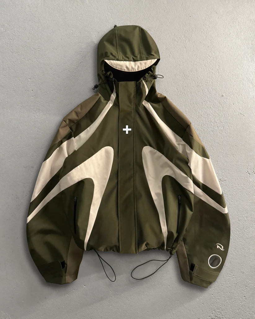 016. Lume Shell Jacket - Olive - Image 4