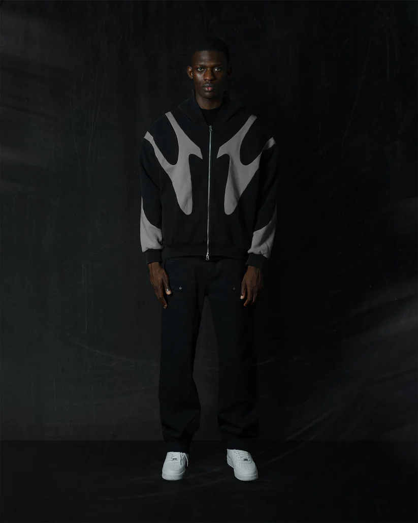 006. Night Lab Fuse Hoodie - Black/Grey