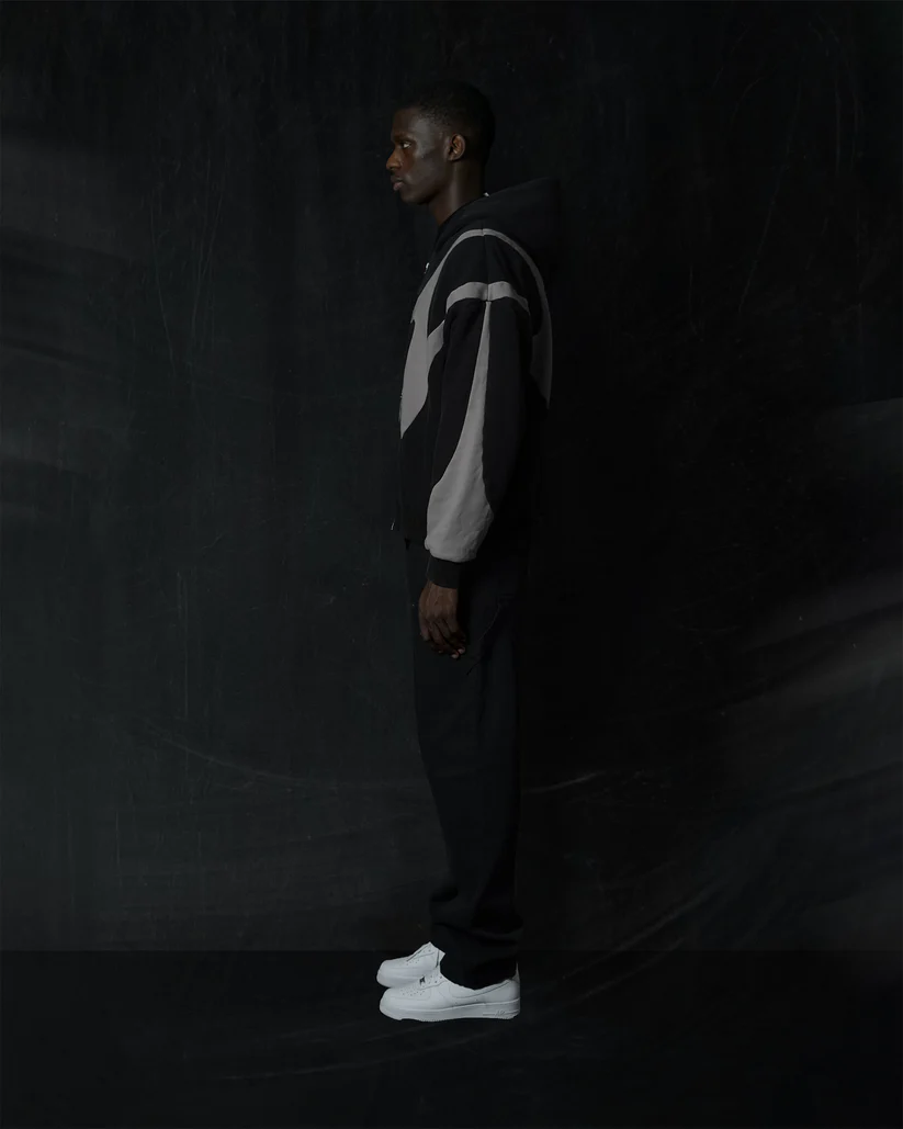 006. Night Lab Fuse Hoodie – Black/Grey