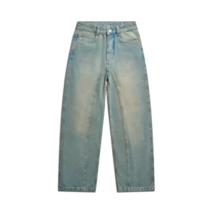 CENTER SEAM DENIM LIGHT WASH