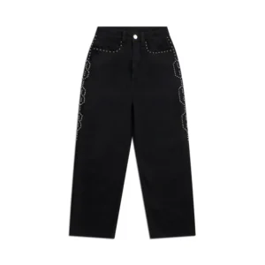 STUDS DENIM BLACK