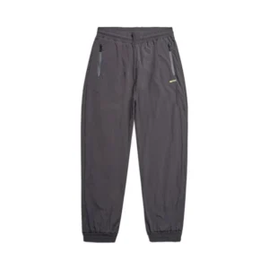 CRINKLE TRACK PANTS IRON GREY