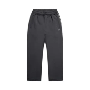 NEOPRENE TRACK PANTS BLACK
