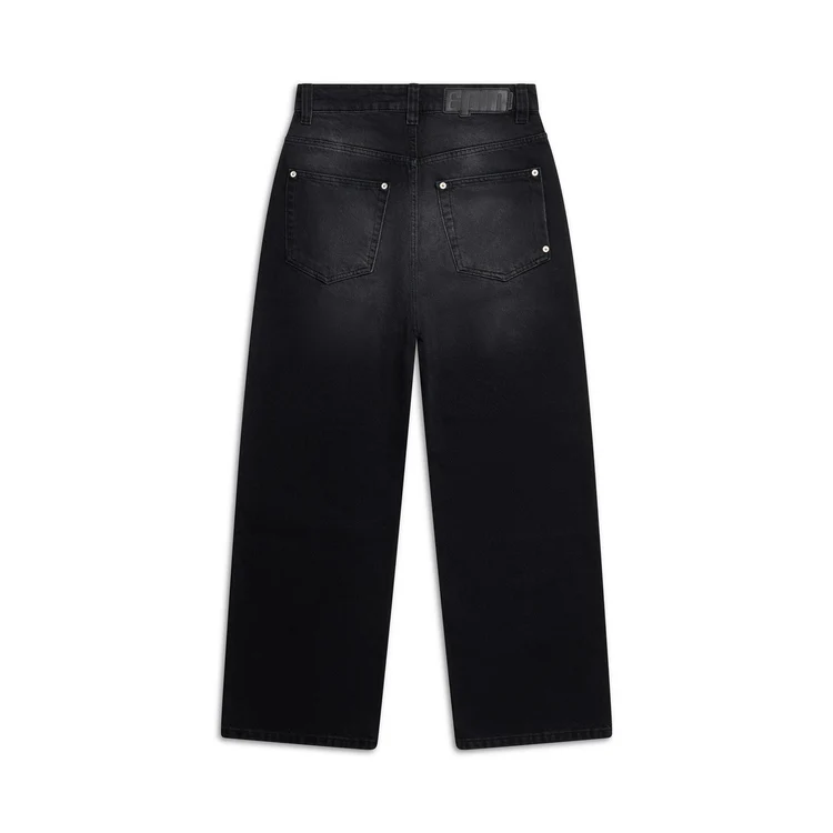 6PM+ X-TRA WIDE DENIM BLACK WASH