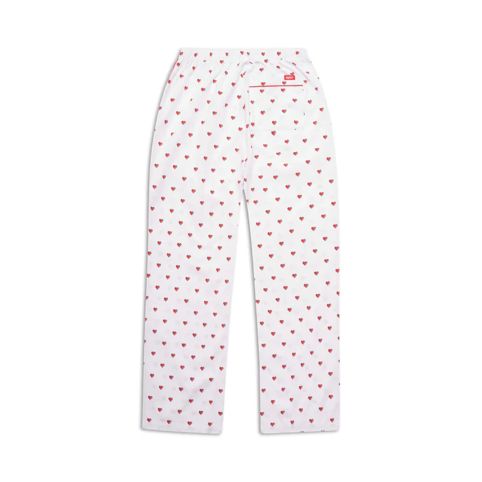 PYJAMA PANTS WITH PIXEL HEARTS