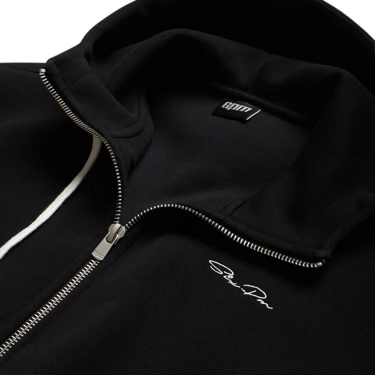 BOXY ZIP HOODIE BLACK