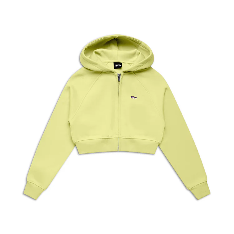 WOMEN’S CROPPED ZIP HOODIE