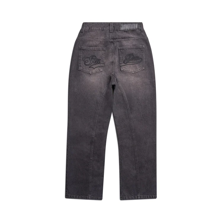 CENTER SEAM DENIM PURPLE OVERDYE
