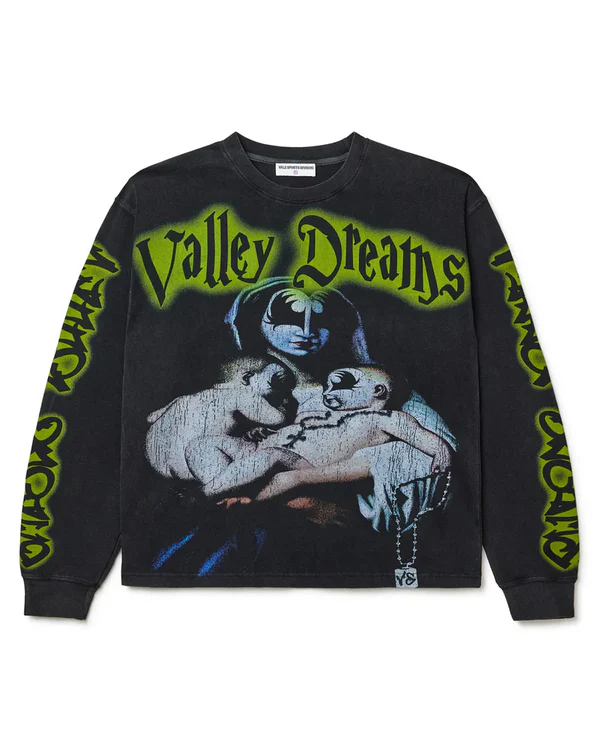 Vale "Heavy Metal" Black Long Sleeve T-Shirt