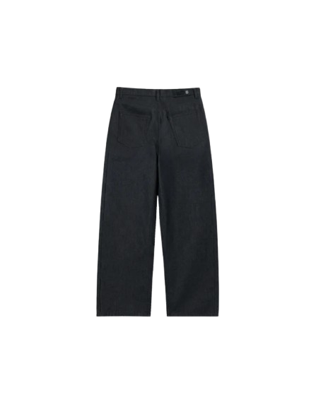 ZIP RAW DENIM – BLACK