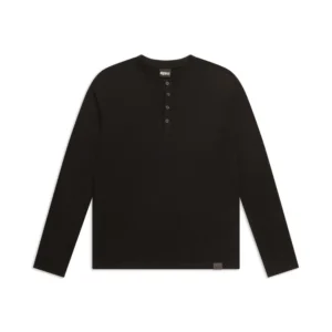 Buttoned Slim Fit Long Sleeve Top