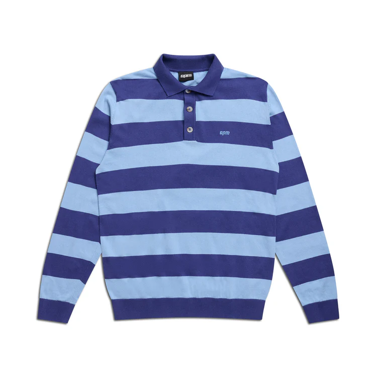Classic Striped LS Polo