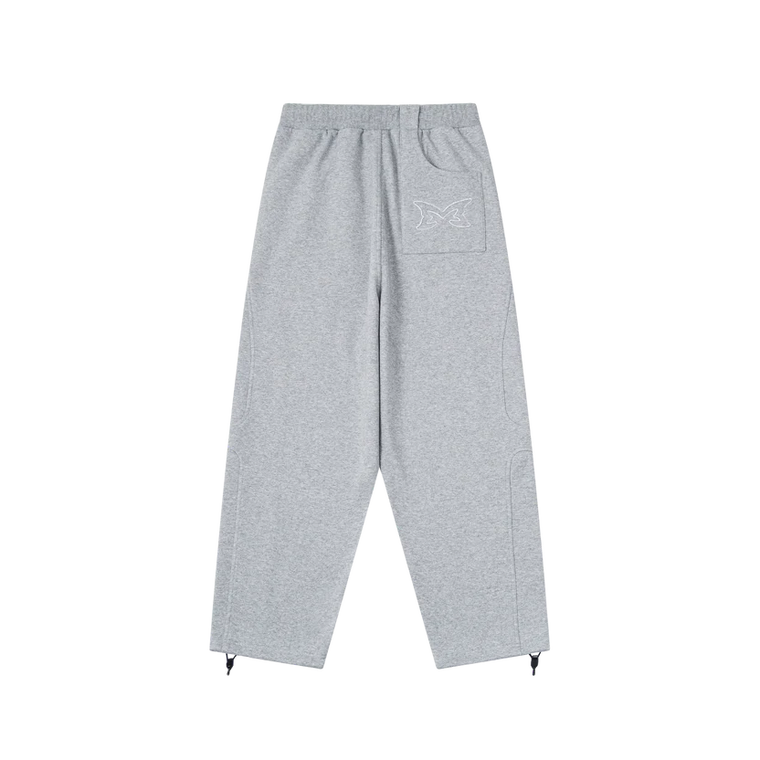 Split Panel Joggers (Grey)
