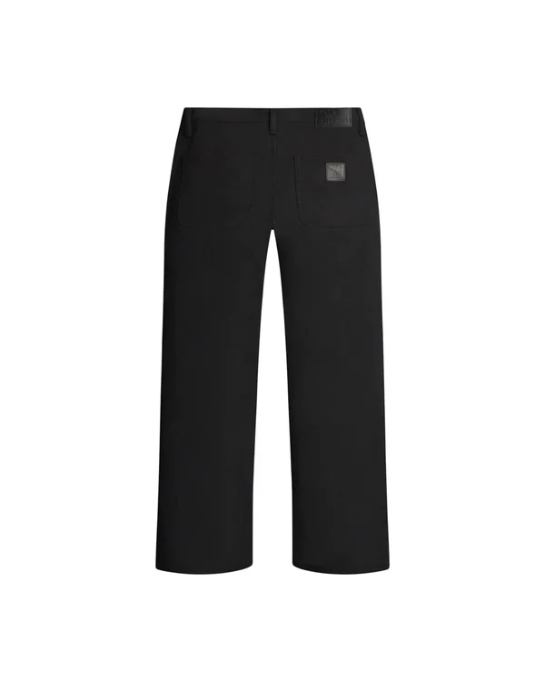 Lost SHDWS "Detachable Double Knee" Oil Black Carpenter Jeans - Image 3