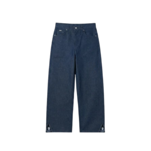 ZIP RAW DENIM – BLUE