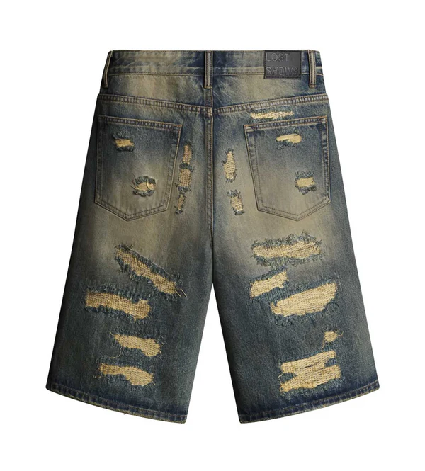 Lost SHDWS DSTRY DENIM SHORT “Blue/Black”
