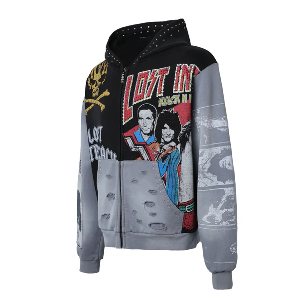Lost Intricacy “Lost America” Zip-Up Hoodie
