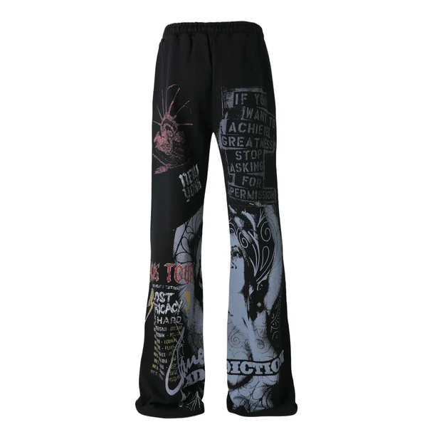 Lost Intricacy “Innocence” Black Sweatpants