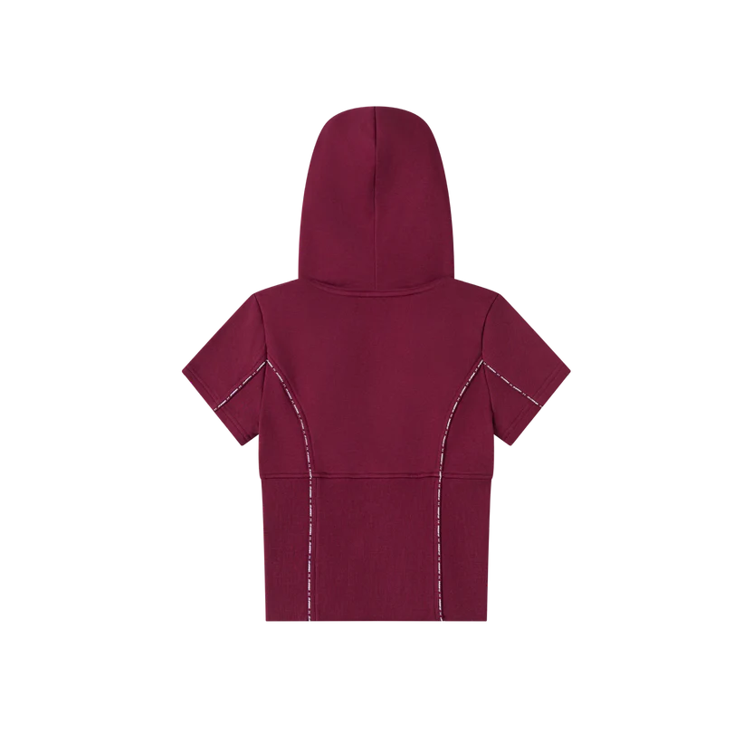 Women’s Piping Top (Maroon)