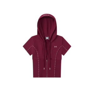 Women’s Piping Top (Maroon)