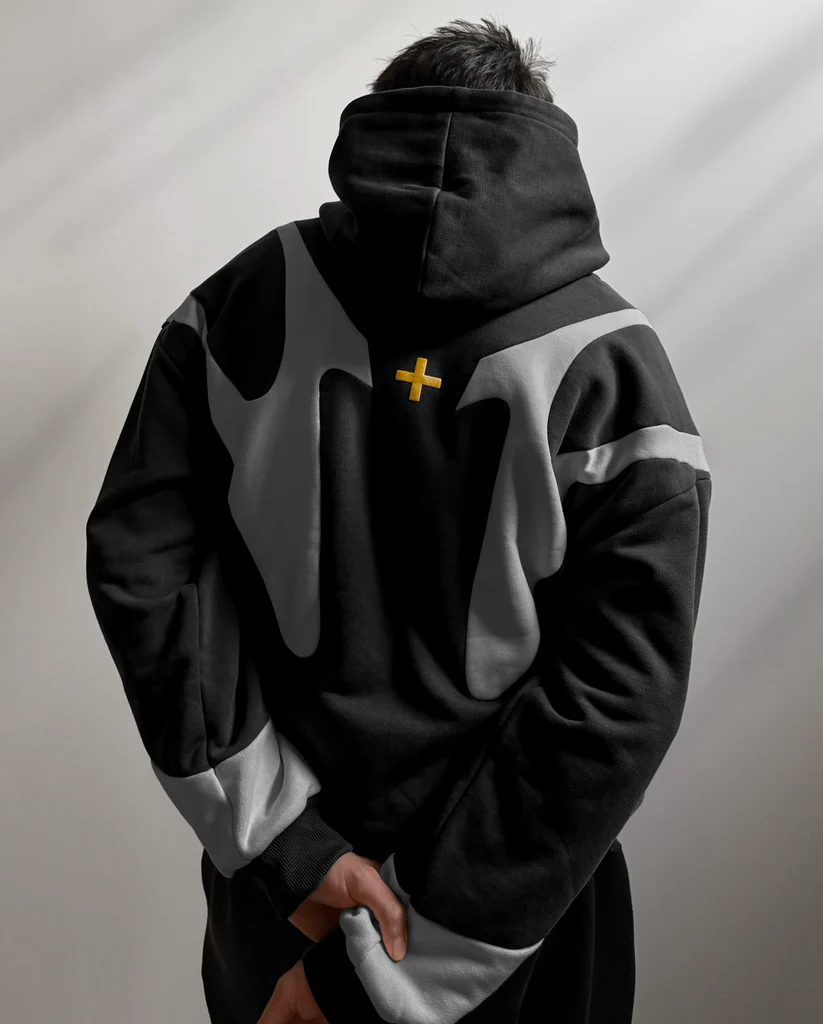 006. Night Lab Fuse Hoodie – Black/Grey