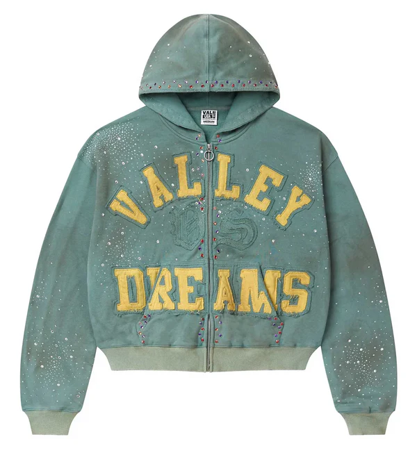 Vale "Classico" Mint Zip-Up Hoodie