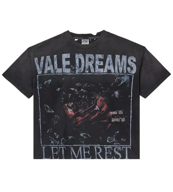 Vale "Red Dress" Black T-Shirt