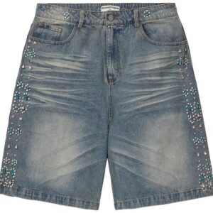 Vale "Candy" Light Wash Jean Shorts