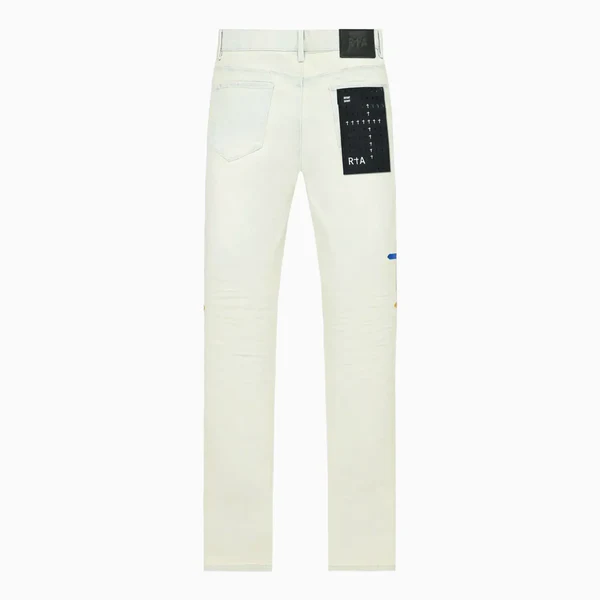 RTA Jeans “Stormy Sky Cross Patch”