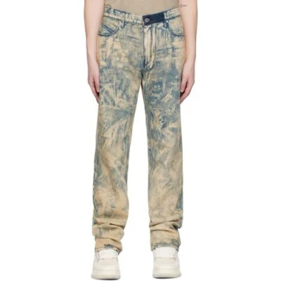 RTA Jeans "Blue & Beige Jonas Jeans"