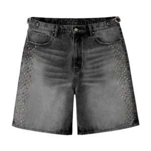 HMDD H-STAR CRYSTAL JORT BLACK
