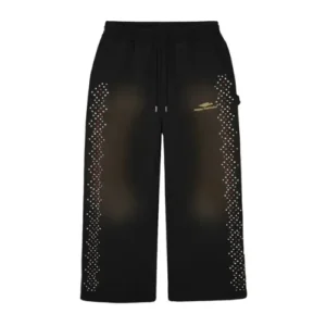 ‘Crystal’ Black Sweats